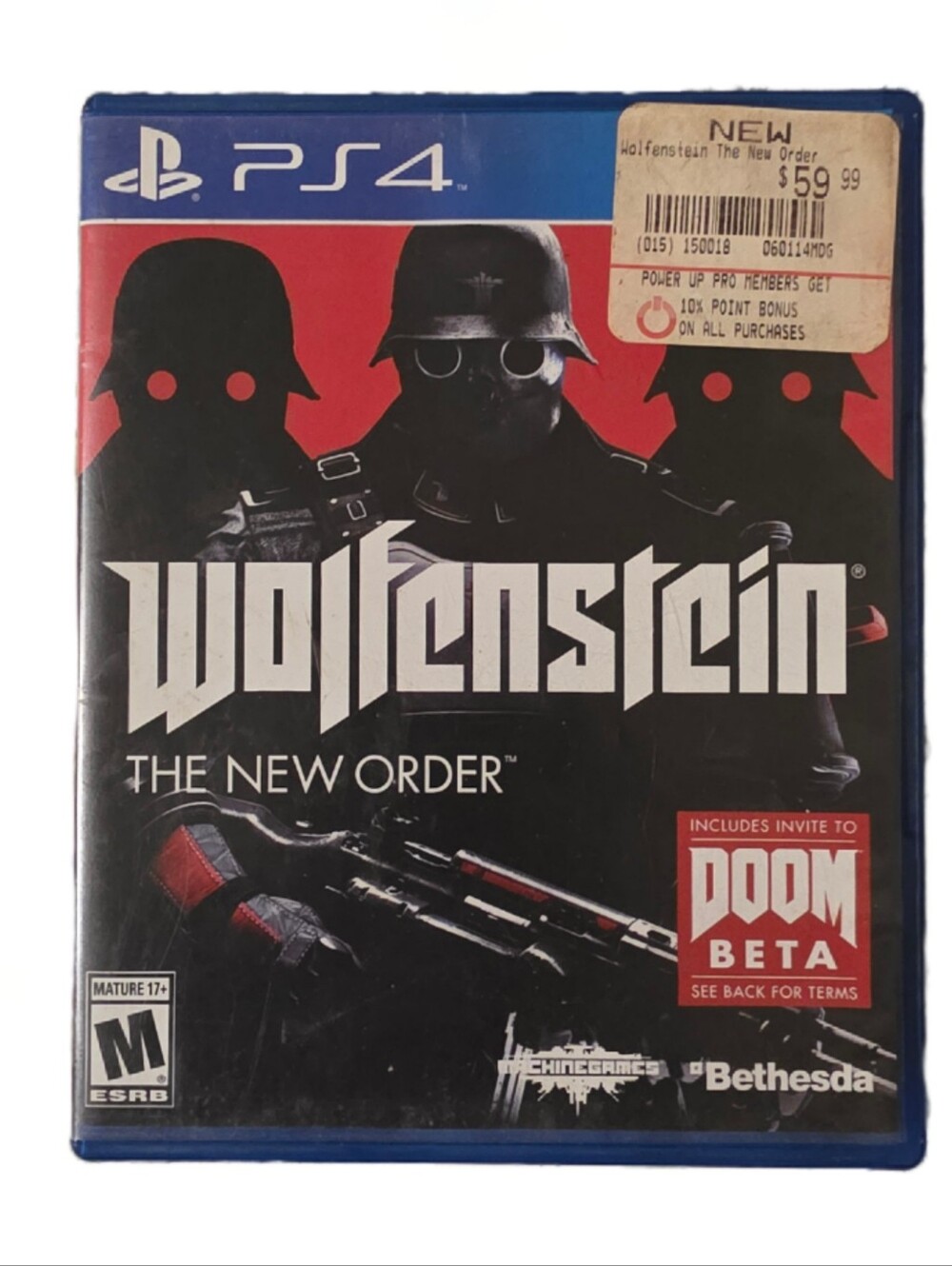 Bethesda Wolfenstein: The New Order Pre-Owned - PS4 - FAST SHIPPING
